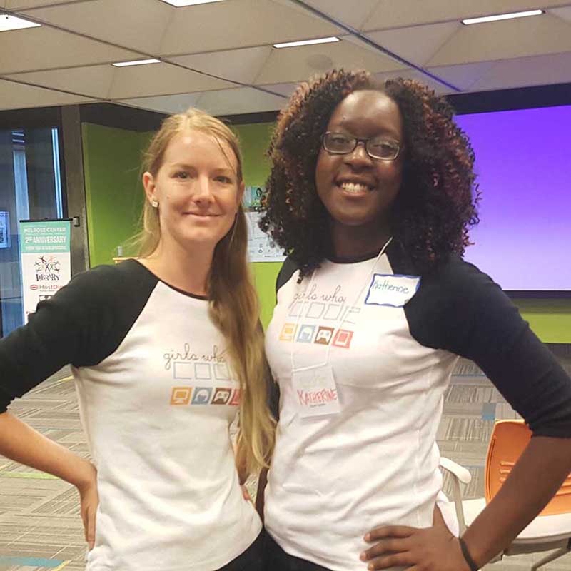 Girls Who Code - I volunteered